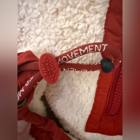 Free People Mountain High Half Zip Fleece Ballet Slipper Combo XS - Picture 7 of 11